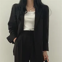 Elegant Office Lady Business Suit Set Blazers 2026 Spring New Women's Clothing Suit Jacket Casual Pants Set Wide Leg Suit Pants - Image 4