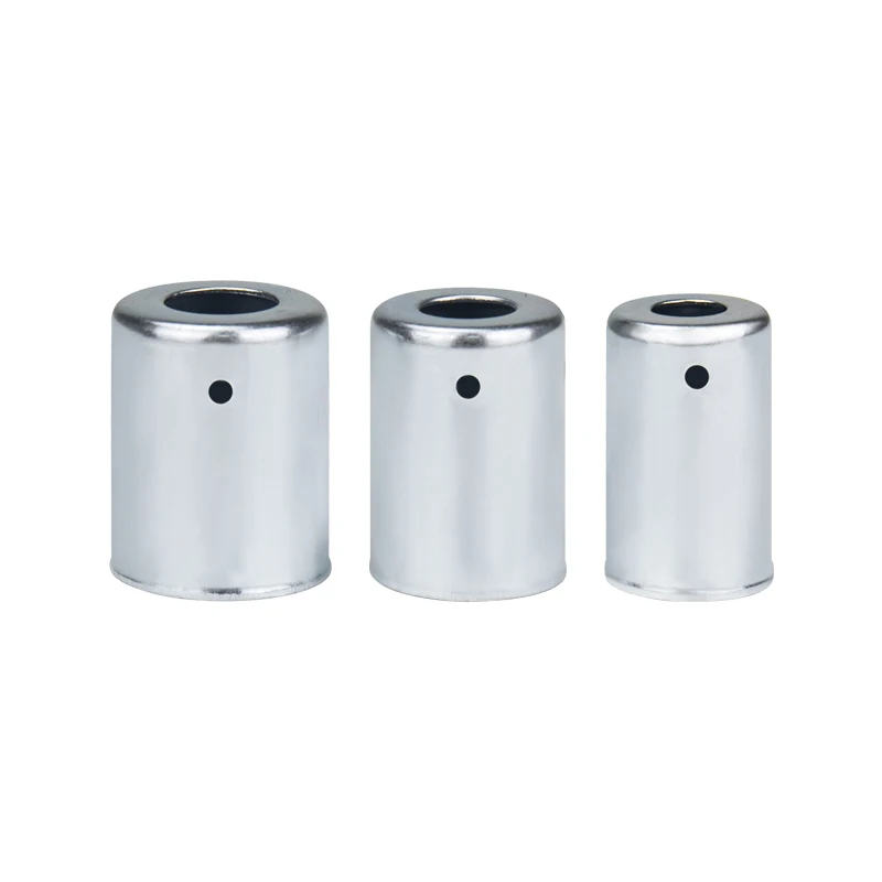 #6 #8 #10 #12 A/C Metal Steel Crimp Ferrule Assortment Fitting Standard / Reduced Barrier Hydraulic Hose Crimper 12pcs/lot