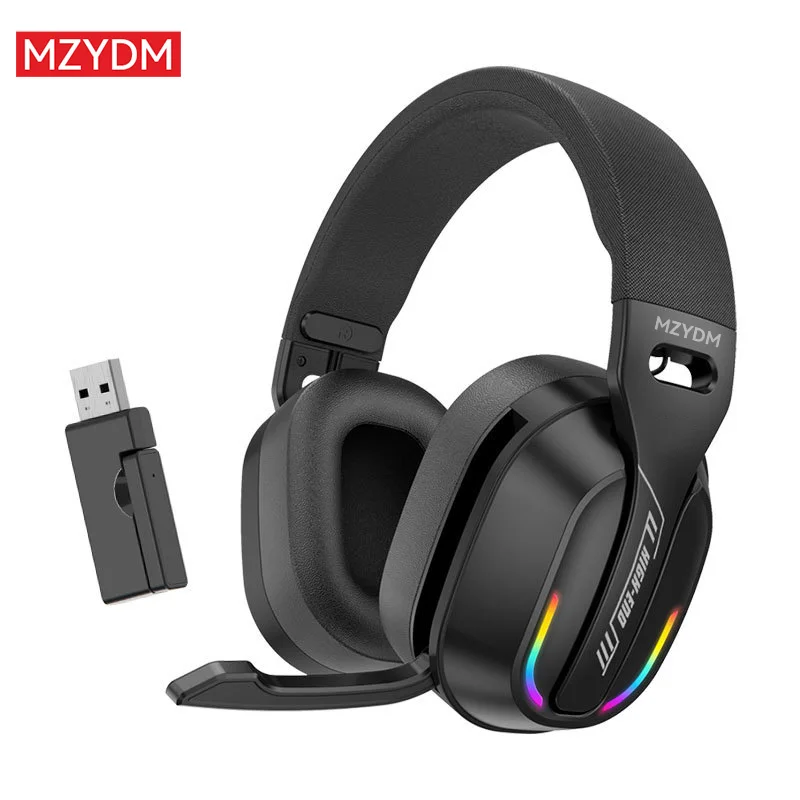 Wireless Gaming Headset: 2.4G/Wired/Bluetooth Headphones 3 Modes, Bendable HD Mic, Soft Ear Pads, Immersive Sound for PC/PS4/PS5