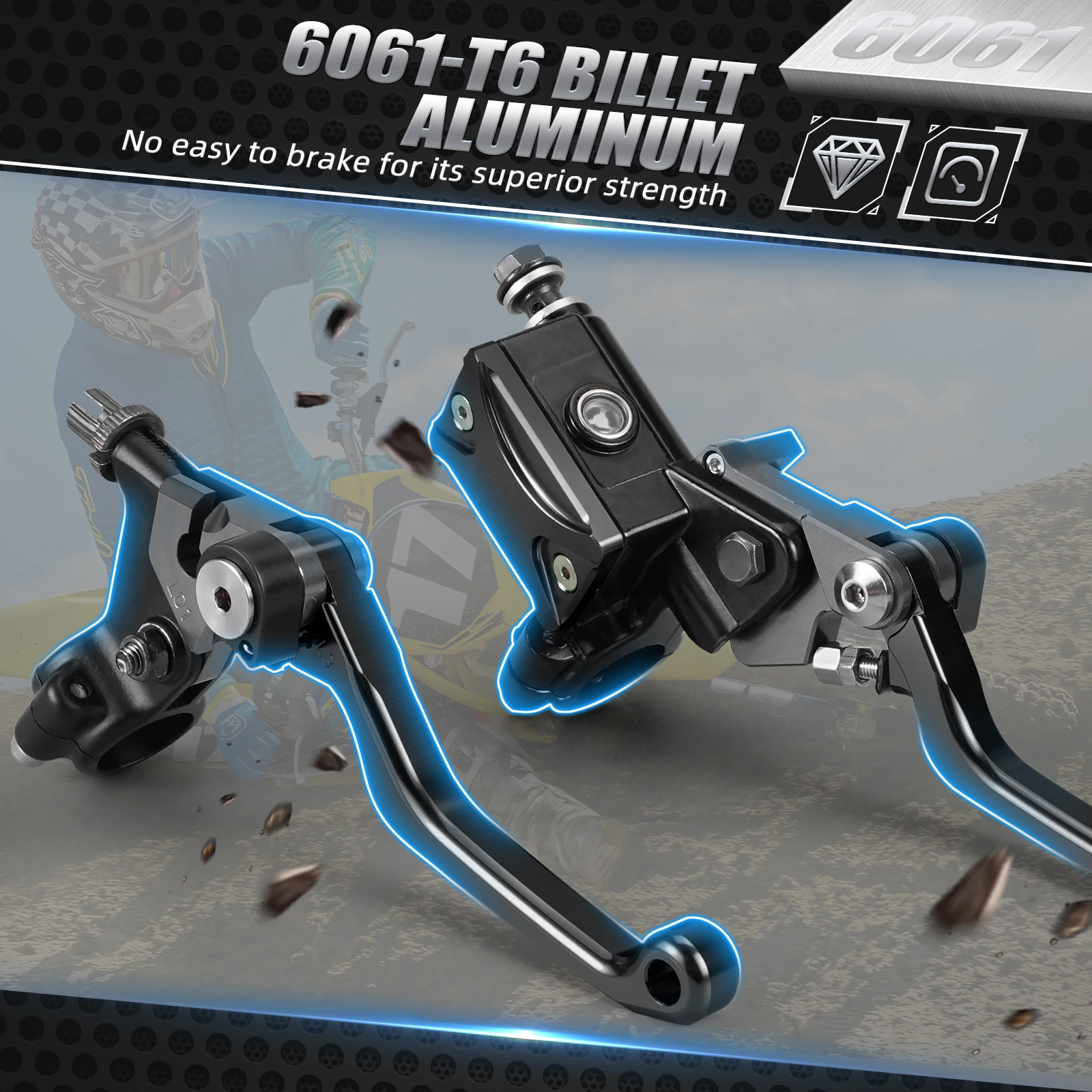 7/8 "Motorrad Bremse Kupplung Hauptzylinder Reservoir Hebel Für Honda CRF250R CRF450R CR125R CR250R CRF250X CRF450X CRF250L/M – Detail 5