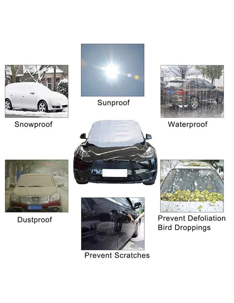 Car Snow Cover Windshield Sunshade Outdoor Waterproof Car Cover Anti Ice  Frost Auto Protector Winter Exterior Tools accessories - AliExpress