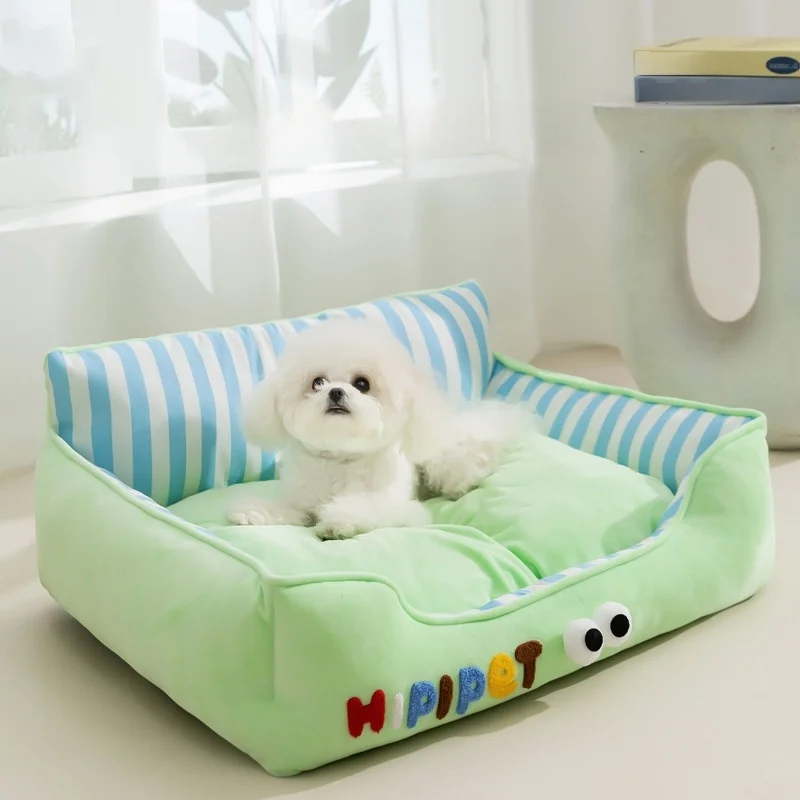 Cat Bed Spring and Summer Cooling Sofa Nest for Small Medium Dog Cats All-Seasons Universal Kennel Dog Bed Cushion Pet Nest