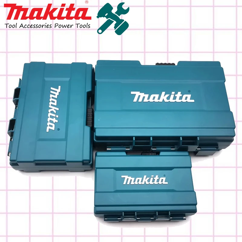 Tool Case Makita Original Tool Accessories Storage Box Drill Bits Screw Magnet Socket Hardware Parts Home Style Portable Small Case
