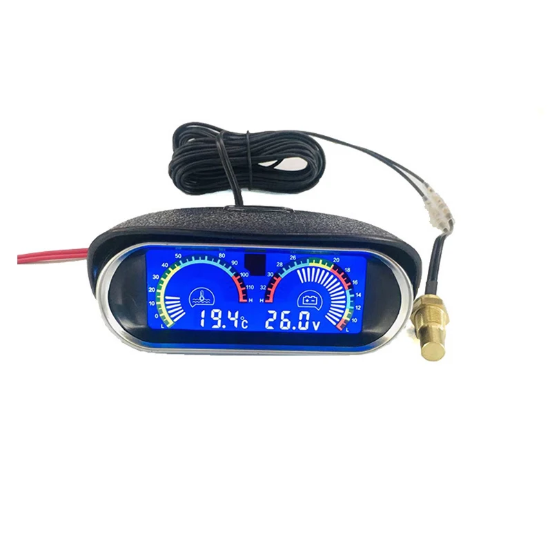 รูปสินค้า เครื่องวัดอุณหภูมิน้ำดิจิตอล 24V พร้อมเซ็นเซอร์ 1/8NPT