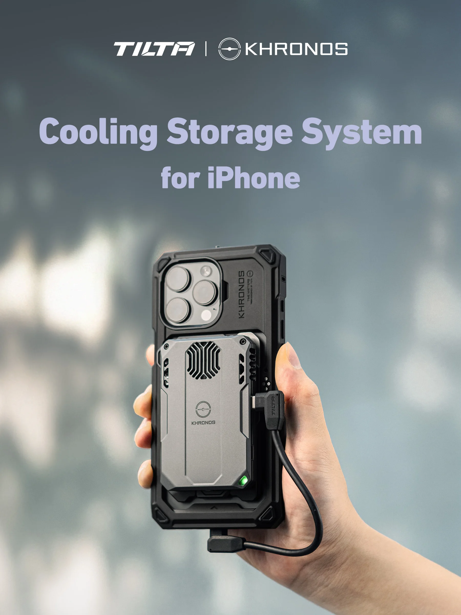 TILTA Khronos スマホケージ iPhone 15 Pro MAX用 Khronos iPhone 15 Pro / Pro Max Case | Tilta