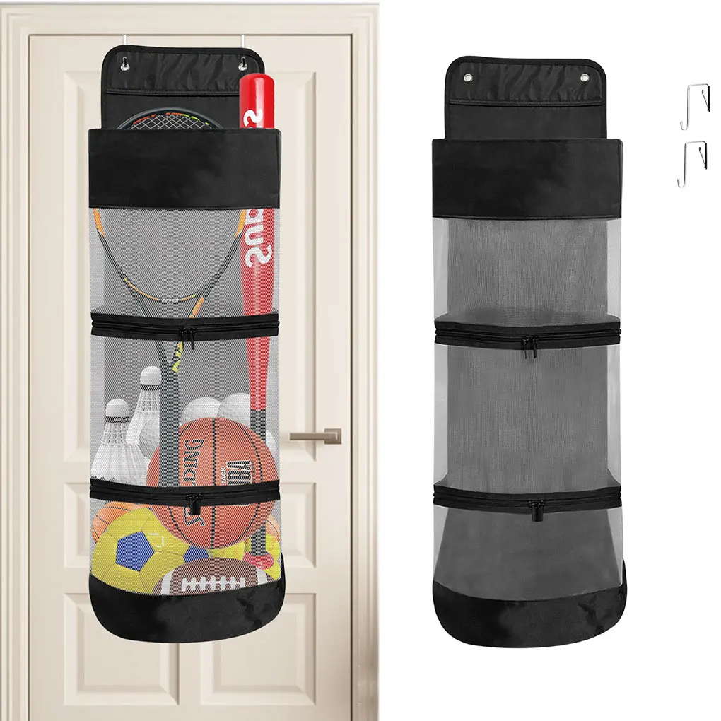 Door Hanging Basketball Hanging Bag Children&rsquo;s Toy Storage Basket Oxford Cloth Sports Equipment Football Storage Container