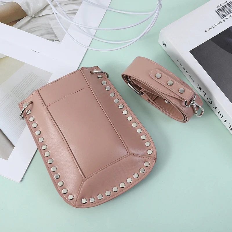 Rivets femmes sacs à bandoulière Hip Hop moto téléphone épaule femme sac de selle sacs à main de créateur sacs à main de mode_voghion.com