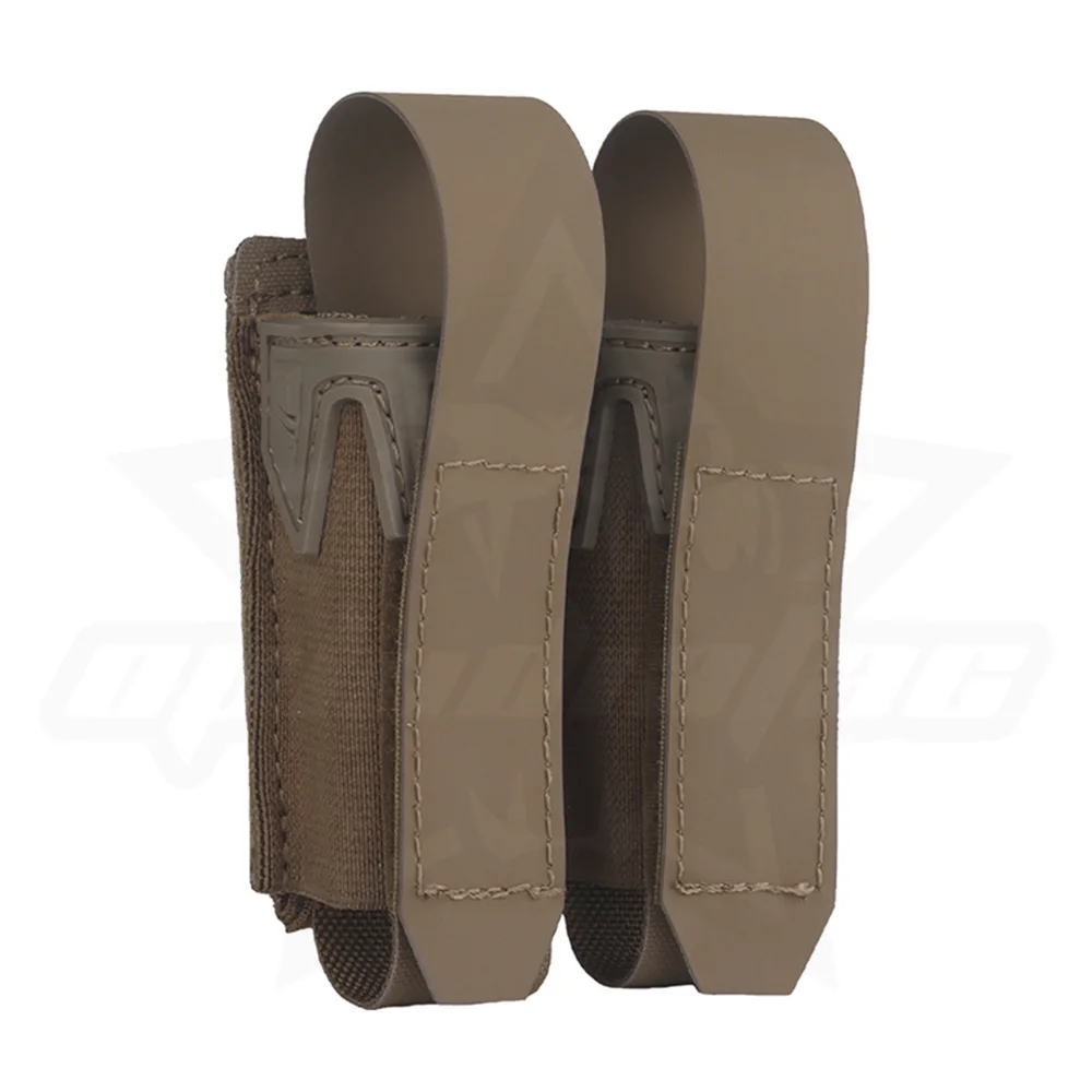 OPHIDIAN Magazine Pouch 9mm Double Quick Release MOLLE Hunting Shooting Magazine Pouch Flashlight Knife Pouch Equipment 5
