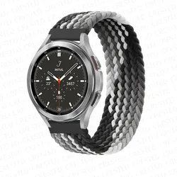 Braided Solo Loop Band - Stylish and Flexible Bracelet Replacement Strap - L (Black clever)