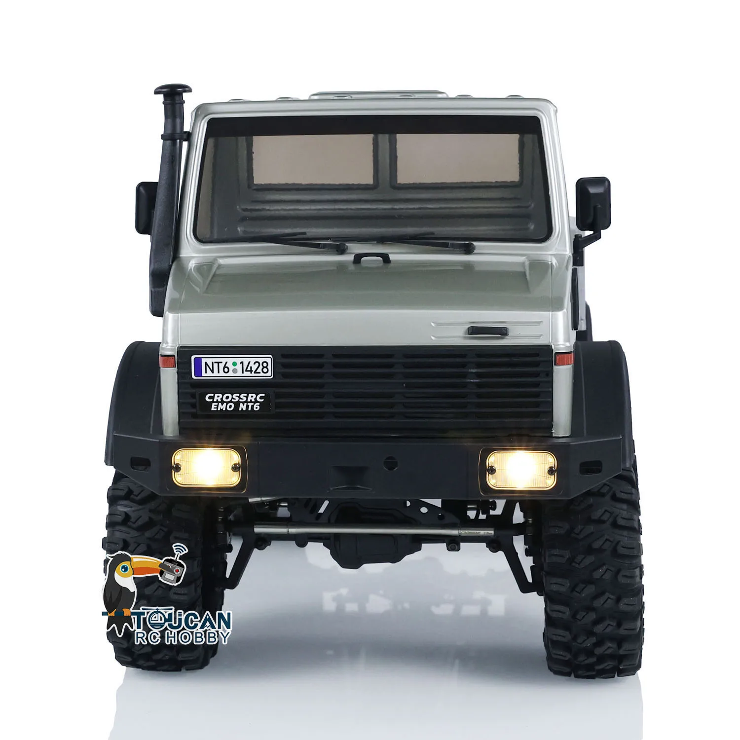 CROSSRC 1/10 RC 크롤러 자동차 장난감, 페인트 조립 EMO NT6 6x6 무선 제어 오프로드 차량 모터 모델, 남아용 TH23449