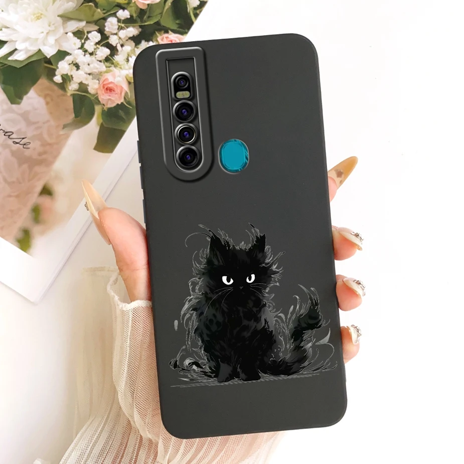 Cute Cat Panda Cartoon Soft Silicone Case Cover