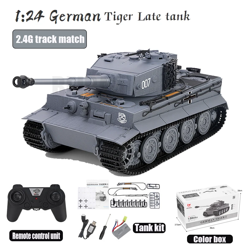 Robot Tank RC 2.4GHz Tout Terrain Voiture Télécommandée Jouet Enfant