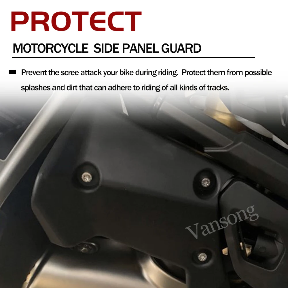 Motorcycle Exhaust Flap Cover Upper Frame Infill Middle Side Panel Fender Covers For BMW R1200GS R1250GS LC R 1200 1250 GS