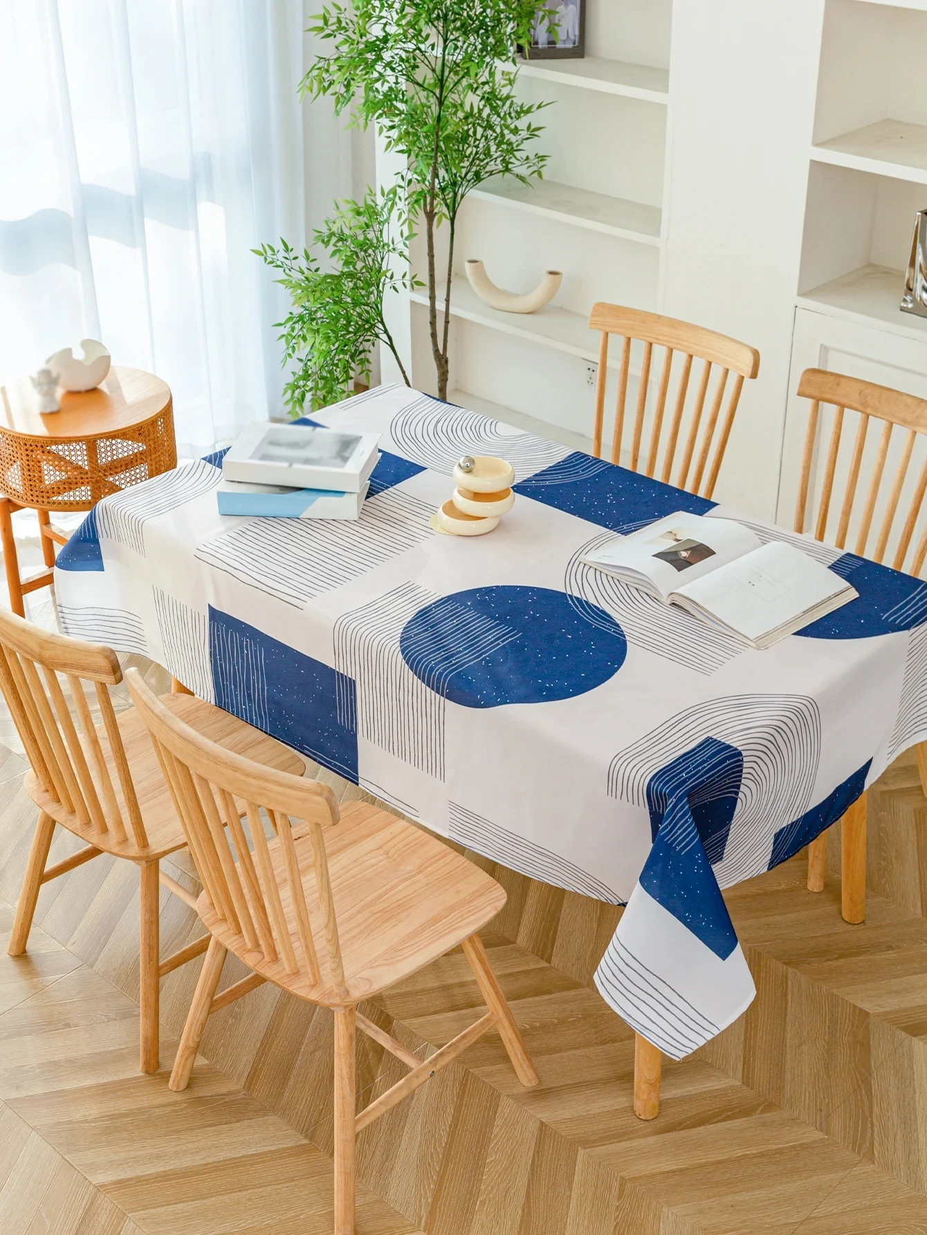 

1 шт. прямоугольная Водонепроницаемая скатерть, искусственная Роскошная Высококачественная модная ткань для чайного столика