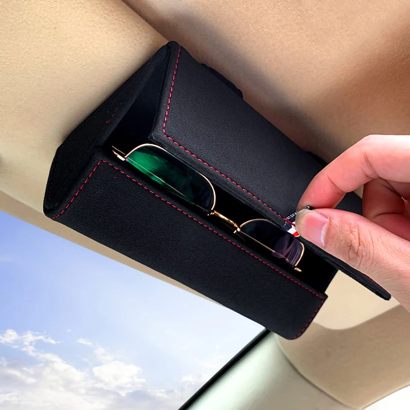 Car Glasses Box Storage Holder Sunglasses Case For Jeep Renegade Grand