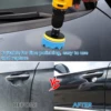 29 Pcs Car Polishing Pad Kit Fine Polishing Car Cleaning Reusable 3 Inch Washable Sponge Polishing Pad for Polishing and Waxing 2
