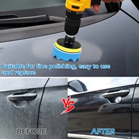 29 Pcs Car Polishing Pad Kit Fine Polishing Car Cleaning Reusable 3 Inch Washable Sponge Polishing Pad for Polishing and Waxing 2