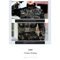 Тактическая военная форма для детского дня, камуфляжный маскировочный костюм для взрослых на Хэллоуин для девочек, армейский костюм солдата для мальчиков и девочек — изображение 5