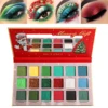 Christmas 18 color eye shadow plate sequins matte pearlescent eye shadow color party Christmas makeup 2