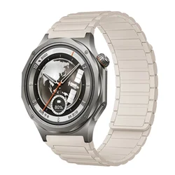 Enhanced Breathable Magnetic Silicone Strap - 22mm for 22mm Width band (Starlight)
