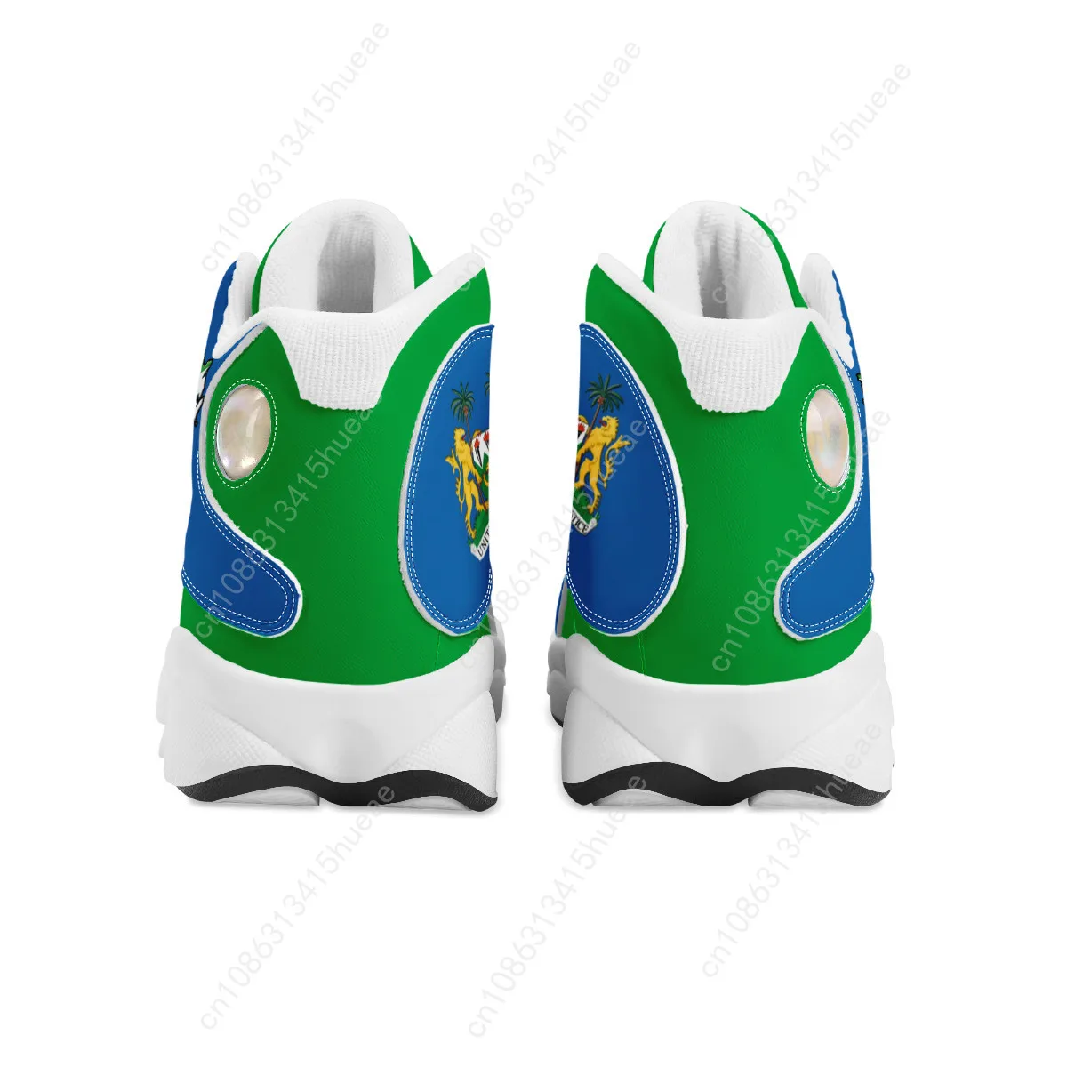 New Sierra Leone Flag Pattern Teens Sneakers Trendy Cozy Soft Basketball Shoes Outdoor Men Non-slip Durable Running Tennis Shoes