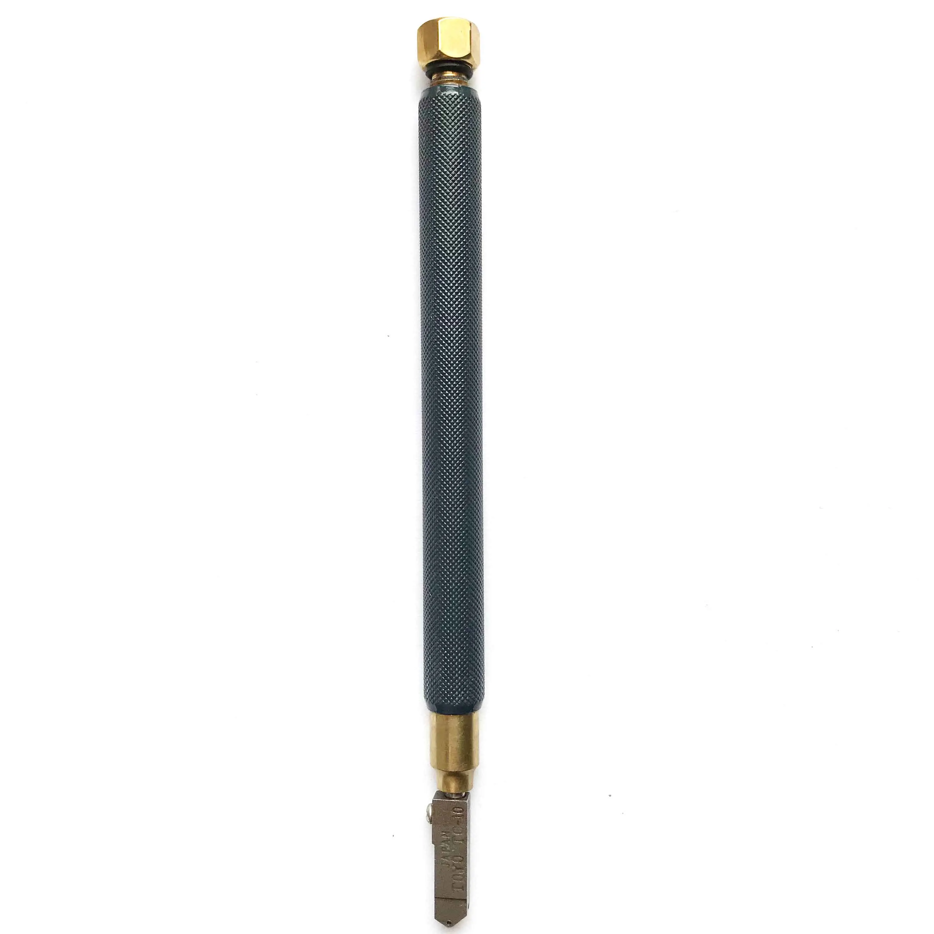 TC-10 TOYO Glass Cutter with Narrow Cutter Head Metal Handle for 2-8mm Shape Glass Cutting Glass Cutter