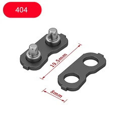 Chainsaw Chain Connector and Lock Replacement Accessories - Pack of 20/10 Pairs - 10Pairs (.404)