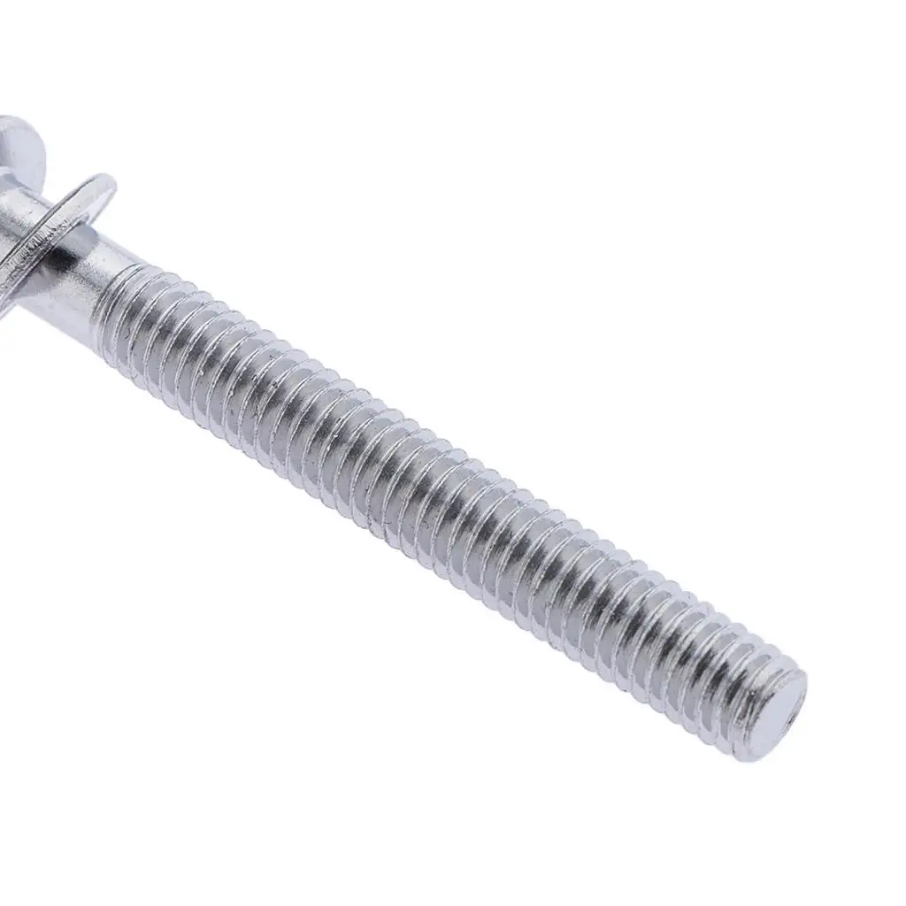 6 Pcs 5mm Drum Screws Stainless Steel Drum Tensioning Rods Tensioning Screws For Snare Drum Parts Accessories Drum Percussion Accessories, Drum Accessories, Drum Screws