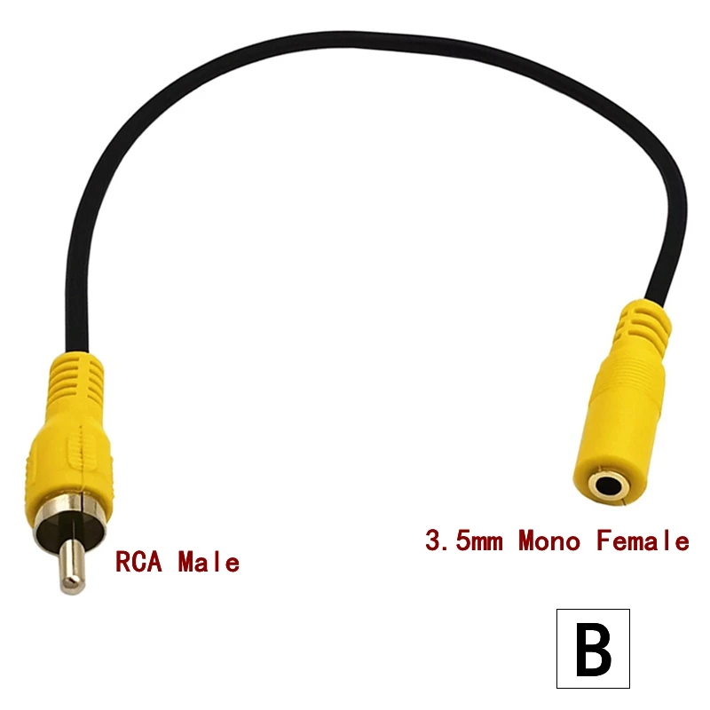 Rca Hembra Convertidor Plug A Rca 1pcs Mini Mono 1/8 Inch Plug