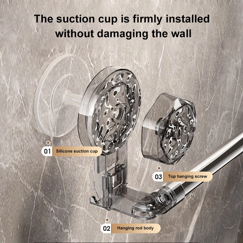 50-100cm Suction Cup Wall Mounted Slipper 6