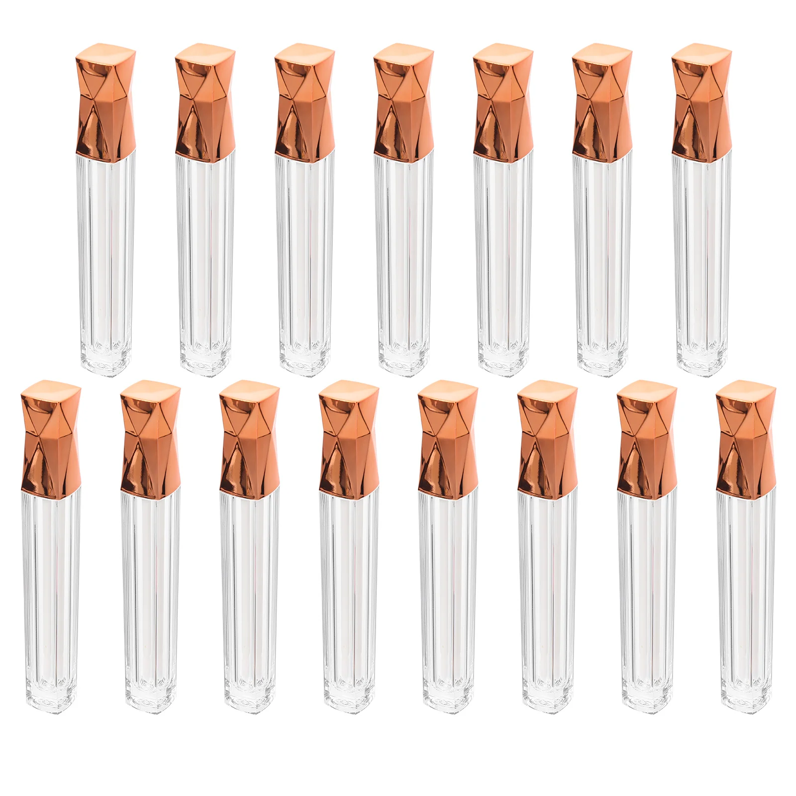 

15 Pcs Gradient Color Lip Gloss Tubes Lipstick Tint Glosses DIY Lip-glaze Bottles Filling Plastic Balms