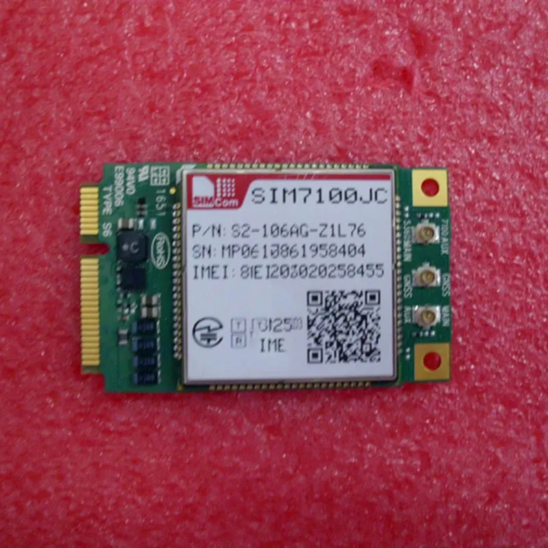 

SIMCOM SIM7100JC LTE Cat-3 мини-модуль pcie B1/B3/B8/B18/B19 LTE-FDD B41 Tri-Band UMTS/HSDPA/HSPA + B1/B6/B8