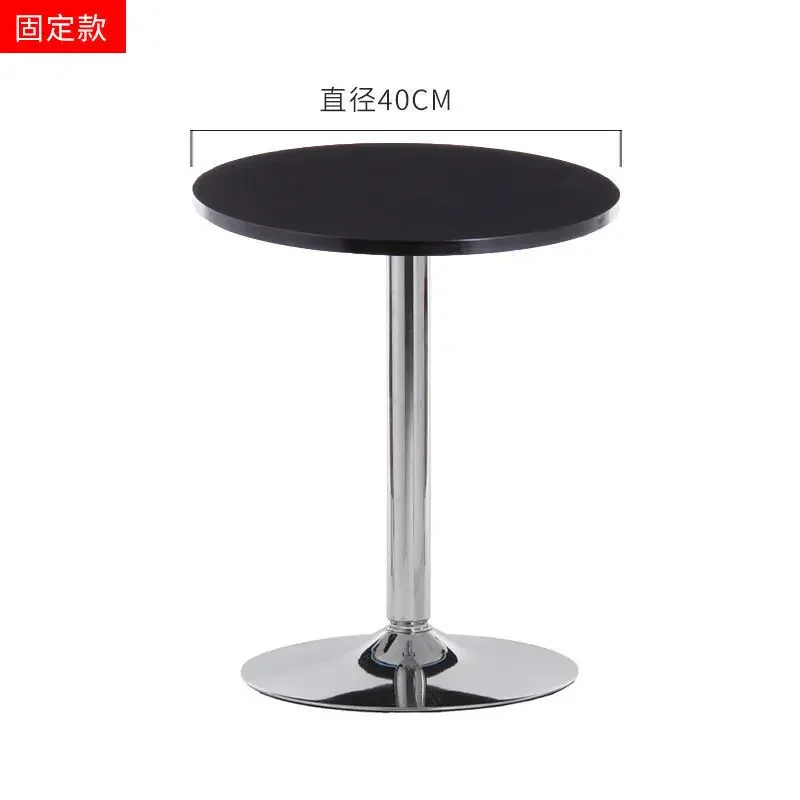 

QB107 bar table high foot round minimalist cocktail table lifting rotating small round bar round table bar chair combination cro