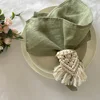 Set Of 6 40x40cm Table Cloth Napkins Durable Polyester Thicken Placemat Reusable for Kitchen Dining  Wedding Decoration 4