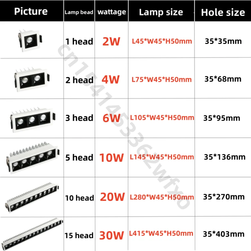 Graffiti intelligent dimming LED downlight spotlights 2.4G remote control sky lights grille lights living room interior lighting