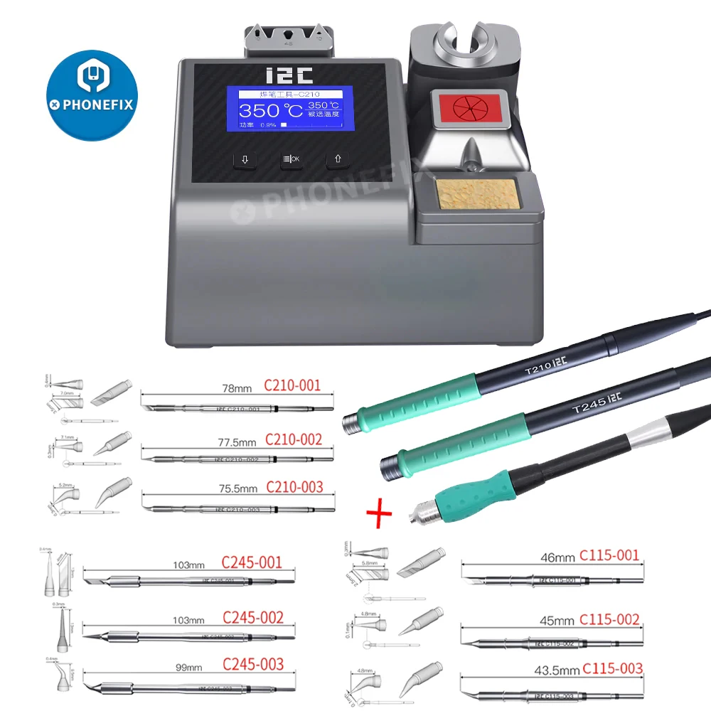 i2C 2SCNi C115 C210 C245 OEM JBC Soldering Rework Station for PCB BGA Welding Repair Intelligent Mobile Phone Soldering Station