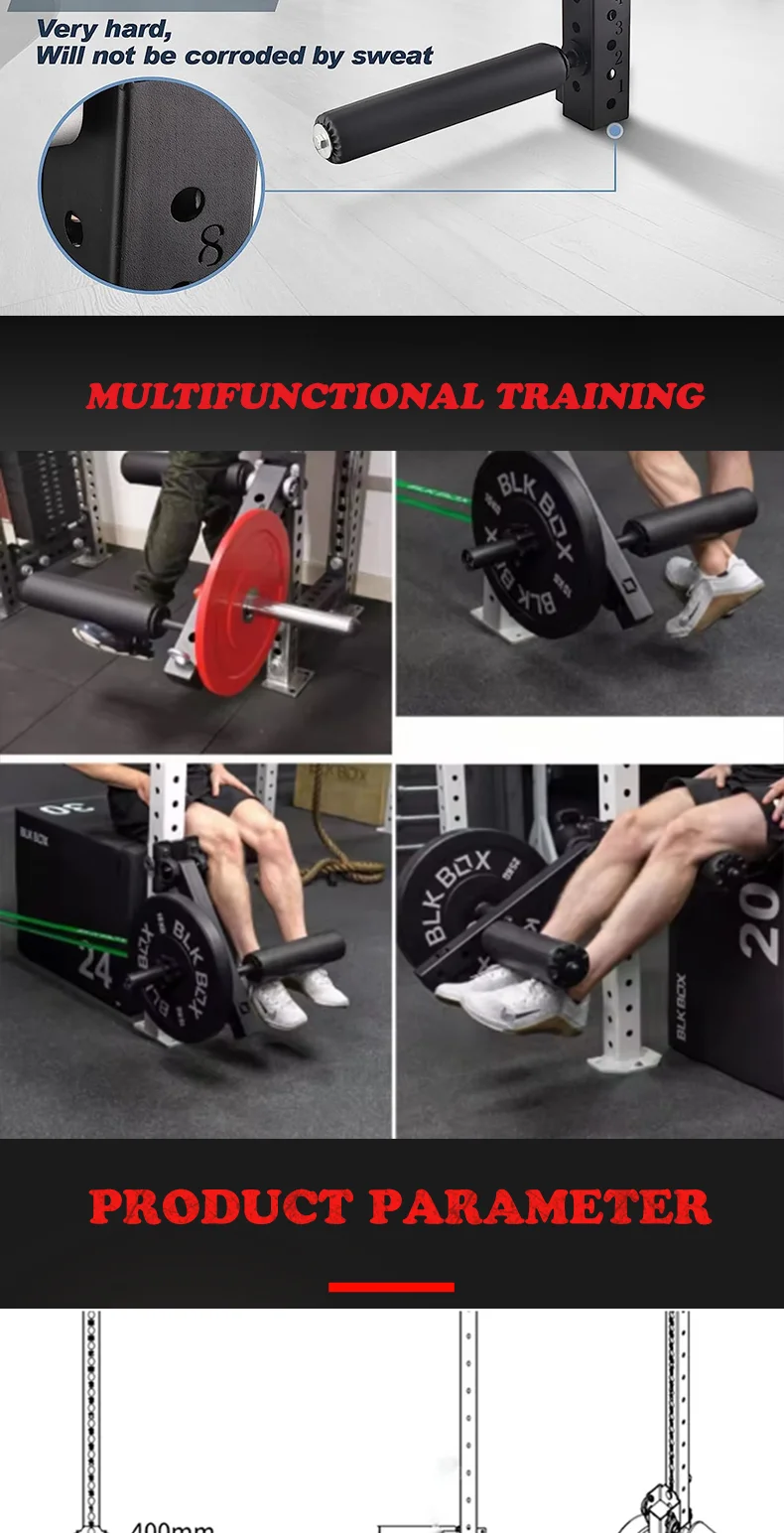 Description Picture 5 of itemLeg muscle group training fitness equipment squat rack seated leg extension accessories