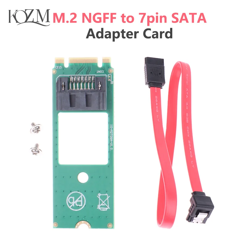 Адаптер M.2 NGFF на 7Pin SATA, конвертер SSD, адаптер, карта NGFF, инструмент обнаружения для SATA3 SATA2 SSD SATA протокол