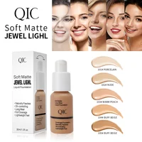 Liquid Foundation Concealer Face Naturally Flawless Matte Oil-Control Waterproof Long Lasting Foundation 30ml 5 Colors Optional 2