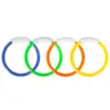 4 Pack Pool Diving Toys Water Swimming Pool Diving Rings Toys for Kids Colorful Easy to Find and Grab 1