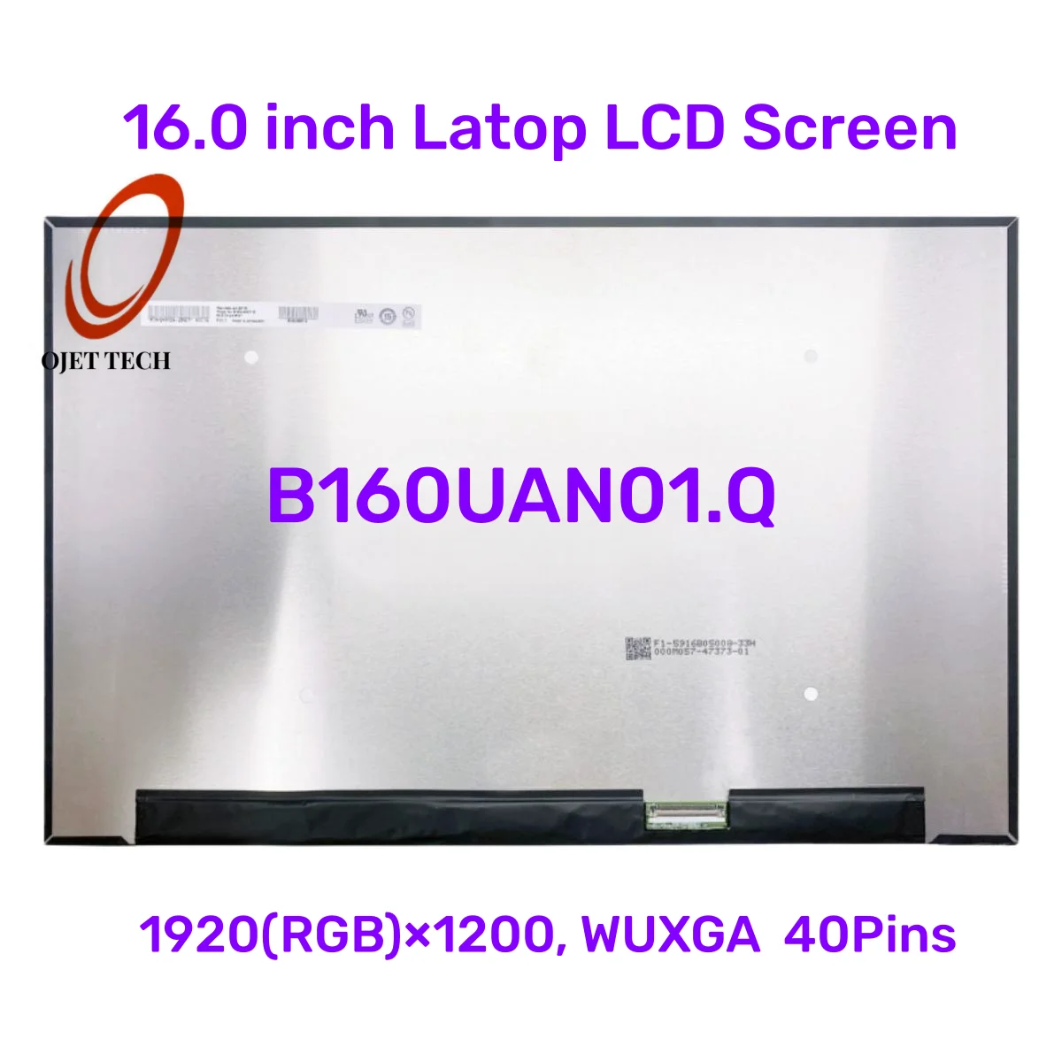 

Для Predator Helios Neo 16 B160UAN01.Q 16,0 дюймов 1920x1200 165 Гц 40pins ЖК-дисплей