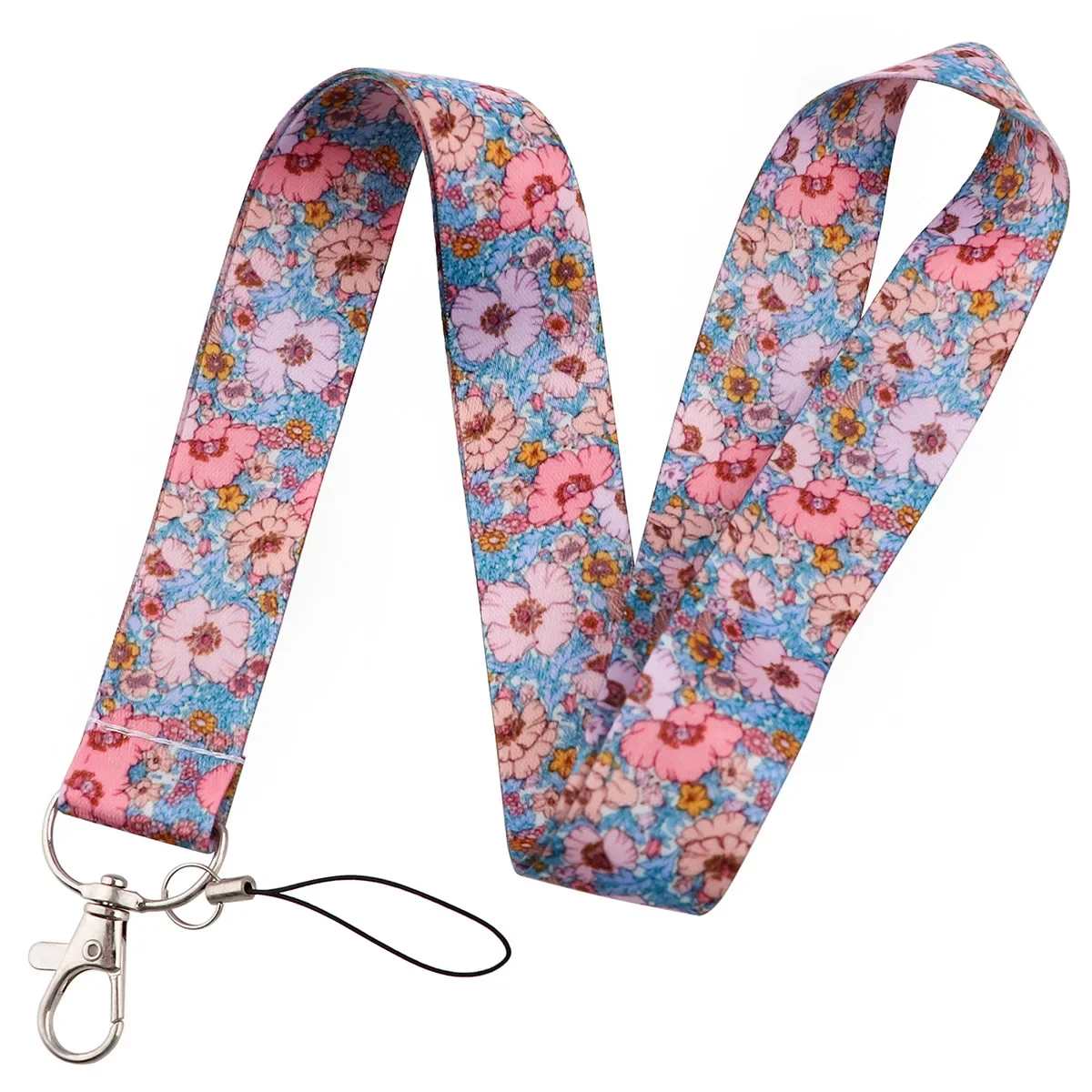 Beautiful Flowers Lanyards for Key Neck Strap For Card Badge Gym