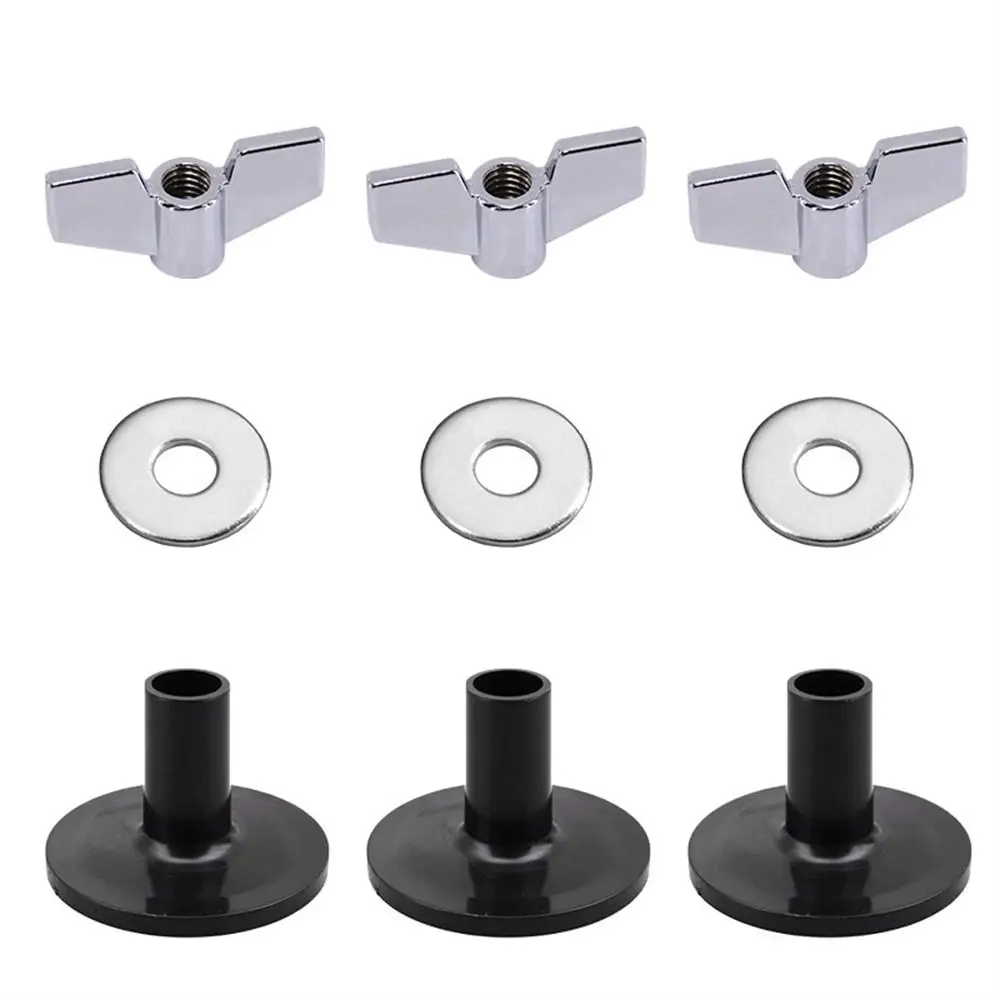 Cymbal Sleeve Cymbal Felt Washer Standard Size Wing Nuts Drum Stand Felt Anti-skid Gasket Drum Set Felts Replacement Parts