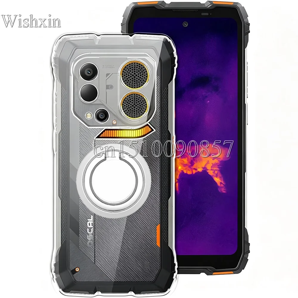 Ring Holder Shockproof Soft TPU Kickstand Case