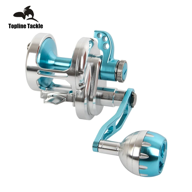 Carretes de pesca de Jigging lento, carrete de pesca de agua salada 6,3: 1,  carrete estrecho, carrete de barco ligero de Pesca de Mar, accesorios de  artículos de pesca de 35kg - AliExpress