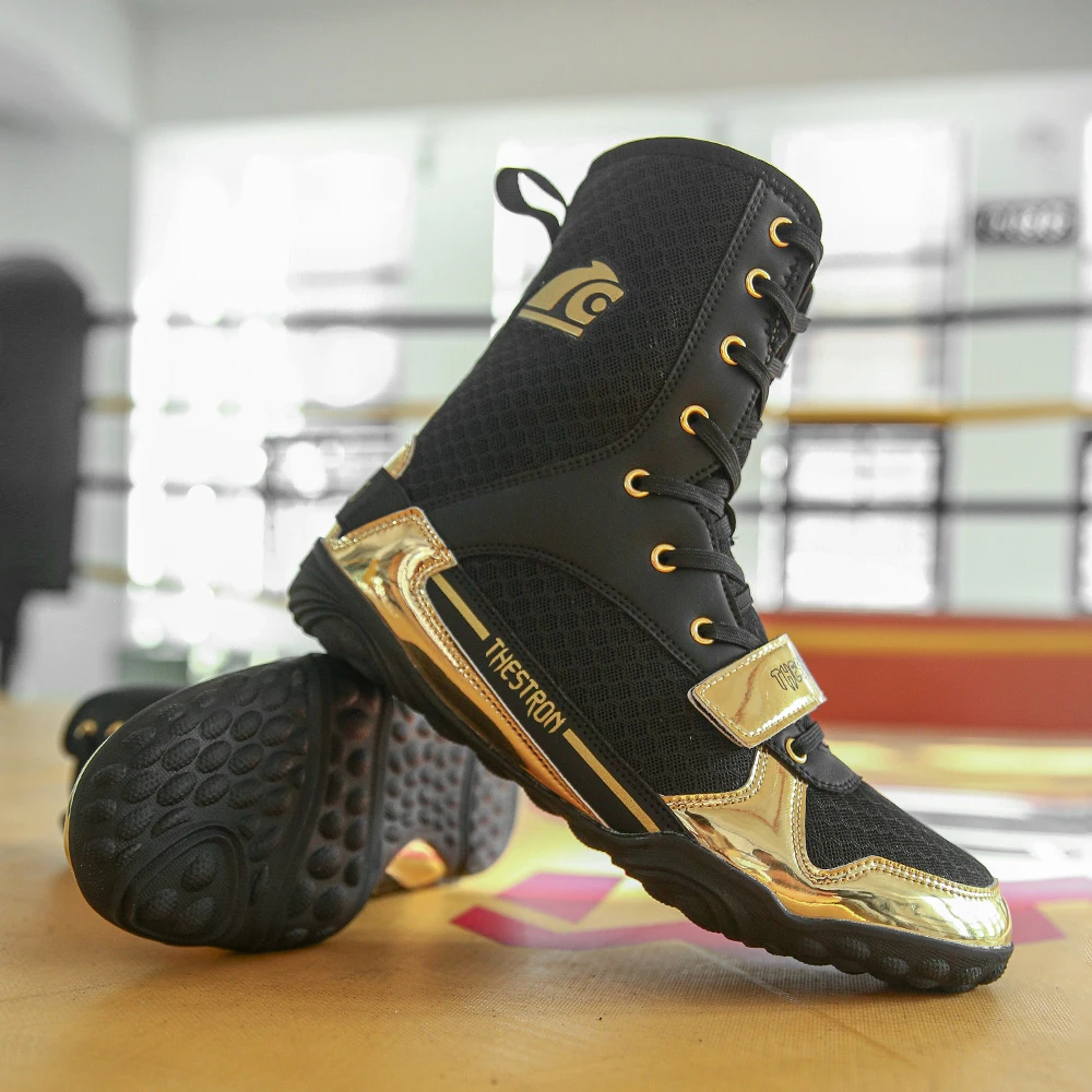 Quality Men's Wrestling Shoes Non-slip Couple Wrestling Shoes Comfortable Men's Sneakers Lightweight Sneakers