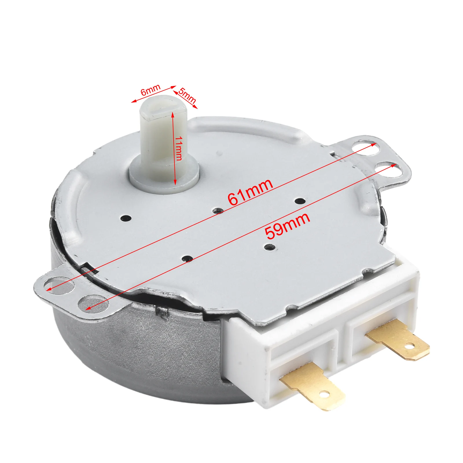 

Silver Color TYJ508A7 Microwave Oven Tray Glass Motor AC 220 240V Reliable for Microwave Oven Motor Application
