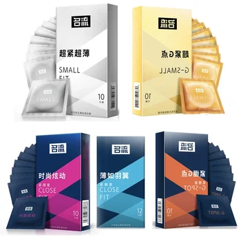 PERSONAGE 45mm 49mm 20pcs Tight Ribed Spikes Condoms Long Delayed Pleasure Latex Penis Sleeve Safe Lubricantion ALL Small Size 1