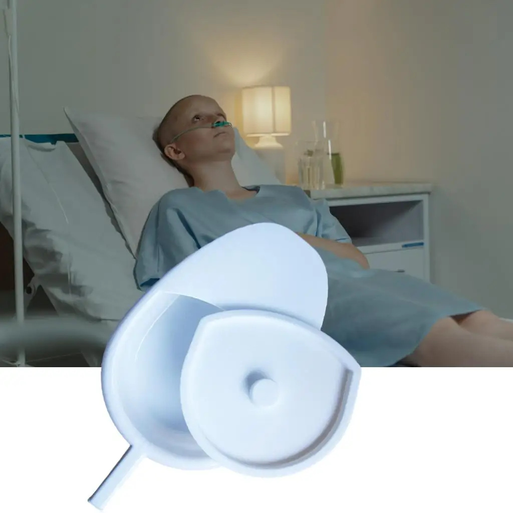 Bed Bedridden Patient Heavy Duty Bed Pans for Females Easy to Clean for Home Bedpan Emergency Device 4