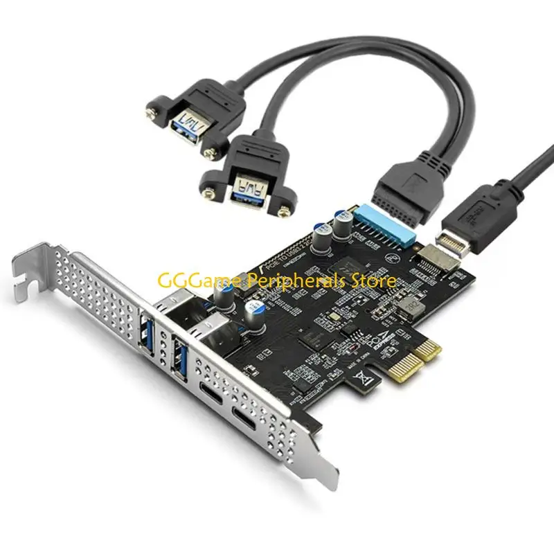 이중 USB 3.2 Gen1 Type C 포트 및 5Gbps 데이터 전송을 제공하는 ..